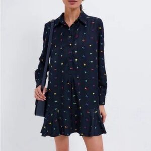 NWT Tuckernuck Callahan floral embroidered dress size S